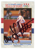 Mary Lou Retton Autographed 1991 Impel Olympic Hall of Fame Card