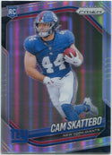 Cam Skattebo 2025 Panini Prizm Silver Prizm RC #363