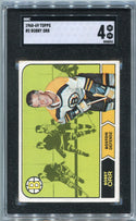 Bobby Orr 1968 - 1969 Topps Card #2 SGC Graded 4
