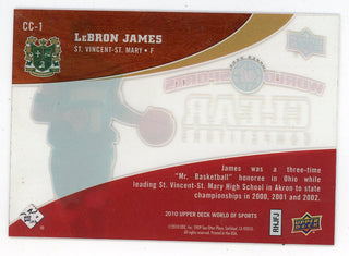 LeBron James 2010 Upper Deck Clear Competitors #CC-1