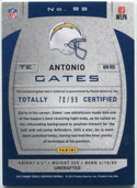 Antonio Gates 2013 Panini Totally Certified Jersey Card #99 70/99
