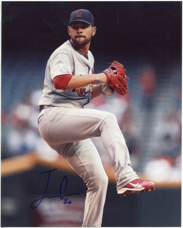 Jaime Garcia Autographed 8x10 Baseball Photo