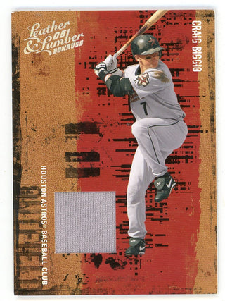 Craig Biggio 2005 Donruss Leather And Lumber Patch Relic #30