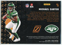 Michael Carter Autographed 2021 Panini Zenith Rookie Patch Card #98