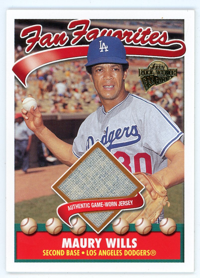 Maury Wills Los Angeles Dodgers 8X10 Photo 