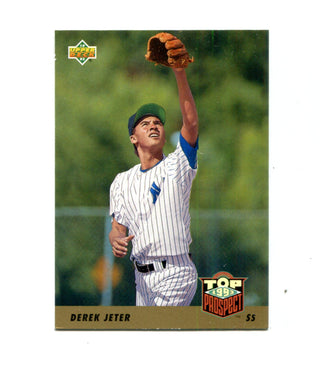 Derek Jeter 1993 Upper Deck Top Prospect #449 Card