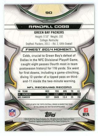 Randall Cobb 2015 Topps Finest #90