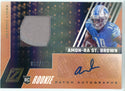 Amon-Ra St. Brown Autographed 2021 Panini Zenith Rookie Patch Card #111