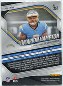 Omarion Hampton 2025 Panini Prizm Black & White Checkerboard Prizm RC #355