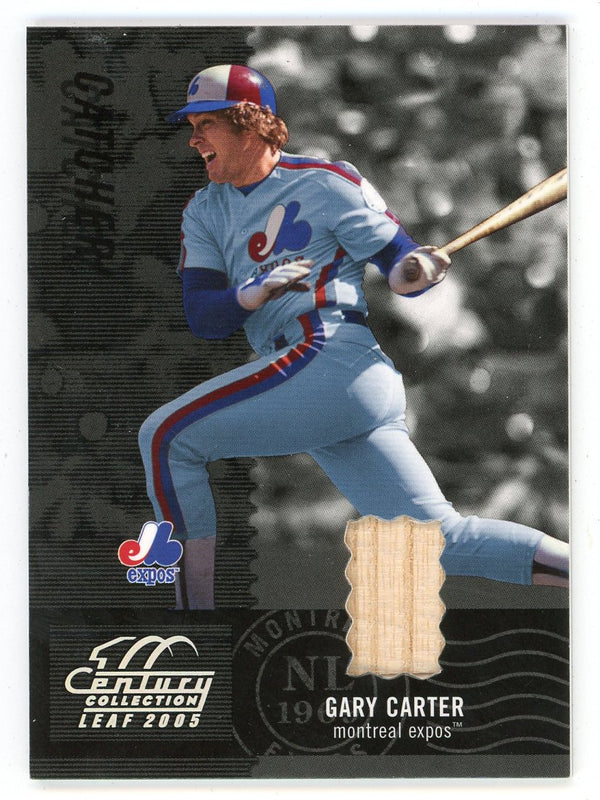 Gary Carter player worn jersey patch baseball card (Montreal Expos