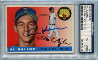 Al Kaline Autographed 1955 Topps Autographed Card PSA Authenticated