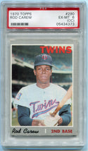 Rod Carew 1970 Topps Card #290 PSA Graded 6