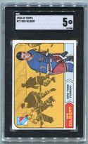 Rod Gilbert 1968 - 1969 Topps Card #72 SGC Graded 5