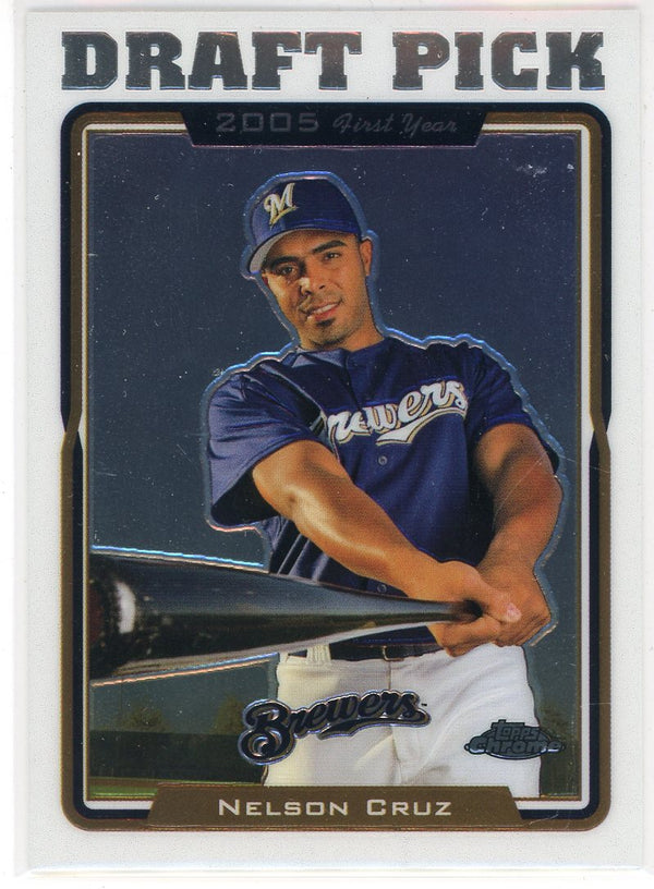 Nelson Cruz 2005 Topps Chrome Rookie Card #UH210