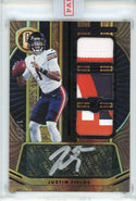 Justin Fields Autographed 2021 Panini Gold Standard Rookie Patch Card #274