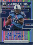 Chris Johnson 2021 Panini Donruss Optic Signature Series Autographed Silver Prizm Card #SS-CJ