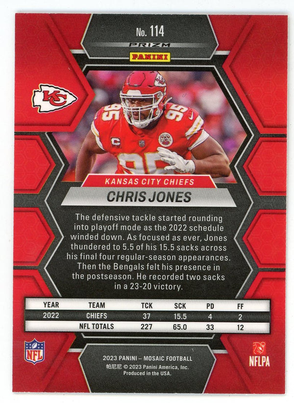 Chris Jones 2023 Panini Mosaic #114