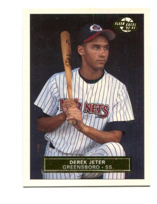 Derek Jeter 1992 Fleer Greensboro #210 Card