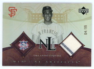 Orlando Cepeda 2005 Upper Deck Game-Used Jersey Card #NL-OC