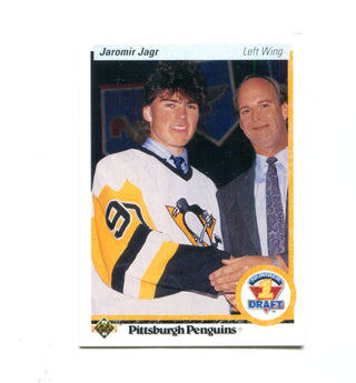 Jaromir Jagr 1990 Upper Deck Number 1 Draft #356 Card