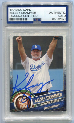 Kelsey Grammer Autographed Card PSA/DNA Certified