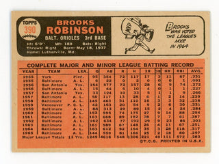 Brooks Robinson Topps #390 Card