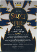 George Lombard Jr. 2024 Panini Select Sparks 2 Color Patch Red Prizm RC #SPK-GLJ 64/99