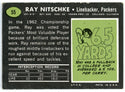 Ray Nitschke 1969 Topps Card #55