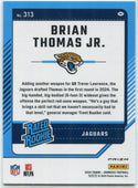 Brian Thomas Jr 2024 Panini Donruss Optic Rated Rookie Red Pandora Prizm RC #313