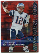 Tom Brady 2014 Topps Chrome 4000 Yard Club Mini Red Refractor Card 2/210