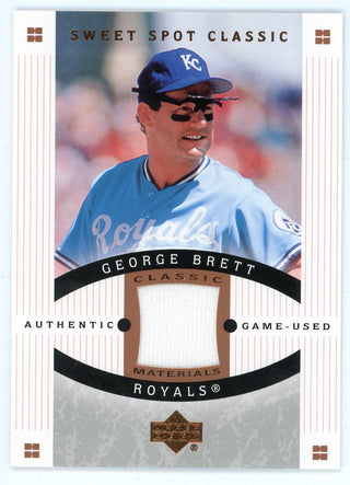 George Brett 2005 Upper Deck Sweet Spot Patch Relic #CM-GB