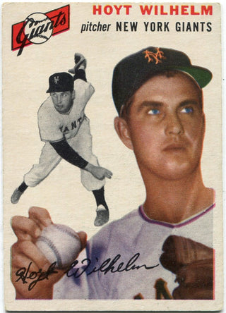 Hoyt Wilhelm 1954 Topps Card #36