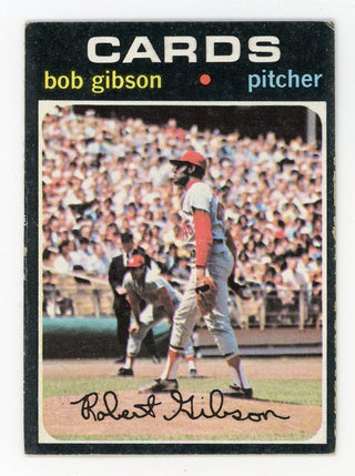 Bob Gibson Topps #450 Card
