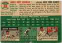 Hoyt Wilhelm 1954 Topps Card #36