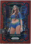 Chelsea Green 2024 Panini Prizm WWE Red Pulsar Prizm Card #112 41/399