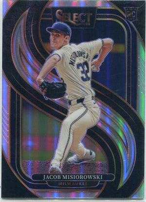 Jacob Misiorowski 2025 Panini Select Premier Level Silver Prizm RC #123