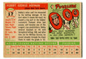 Bobby Hoffman 1955 Topps #17 Card