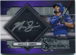 Marcus Semien 2022 Topps Five Star Silver Signatures Autographed Card #SS-MS 21/25
