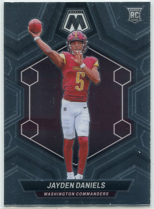 Jayden Daniels 2024 Panini Mosaic RC #302