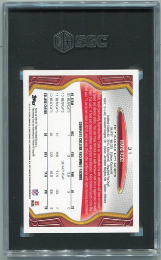 Travis Kelce 2013 Topps RC #31 SGC Graded 7