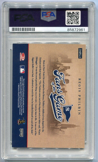 Regis Philbin Autographed Card PSA/DNA Certified