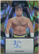 Joe Coffey 2024 Panini Select WWE Autographed Flash Prizm Card #SL-JCF