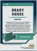Brady House 2024 Panini Donruss Optic Rated Prospect Autographed Silver Prizm RC #188