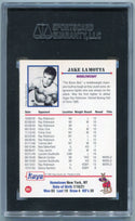 Jake LaMotta 1991 Kayo Autographed Card #201 SGC Authenticated