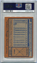 Reggie Jackson 1978 Topps Autographed Card #200 PSA/DNA Certified