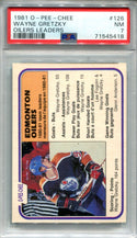 Wayne Gretzky 1981 O-Pee-Chee Oilers Leaders Topps #126 PSA NM 7 Card