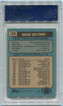Dan Marino 1988 Topps Team Leader Autographed Card #189 PSA/DNA Certified