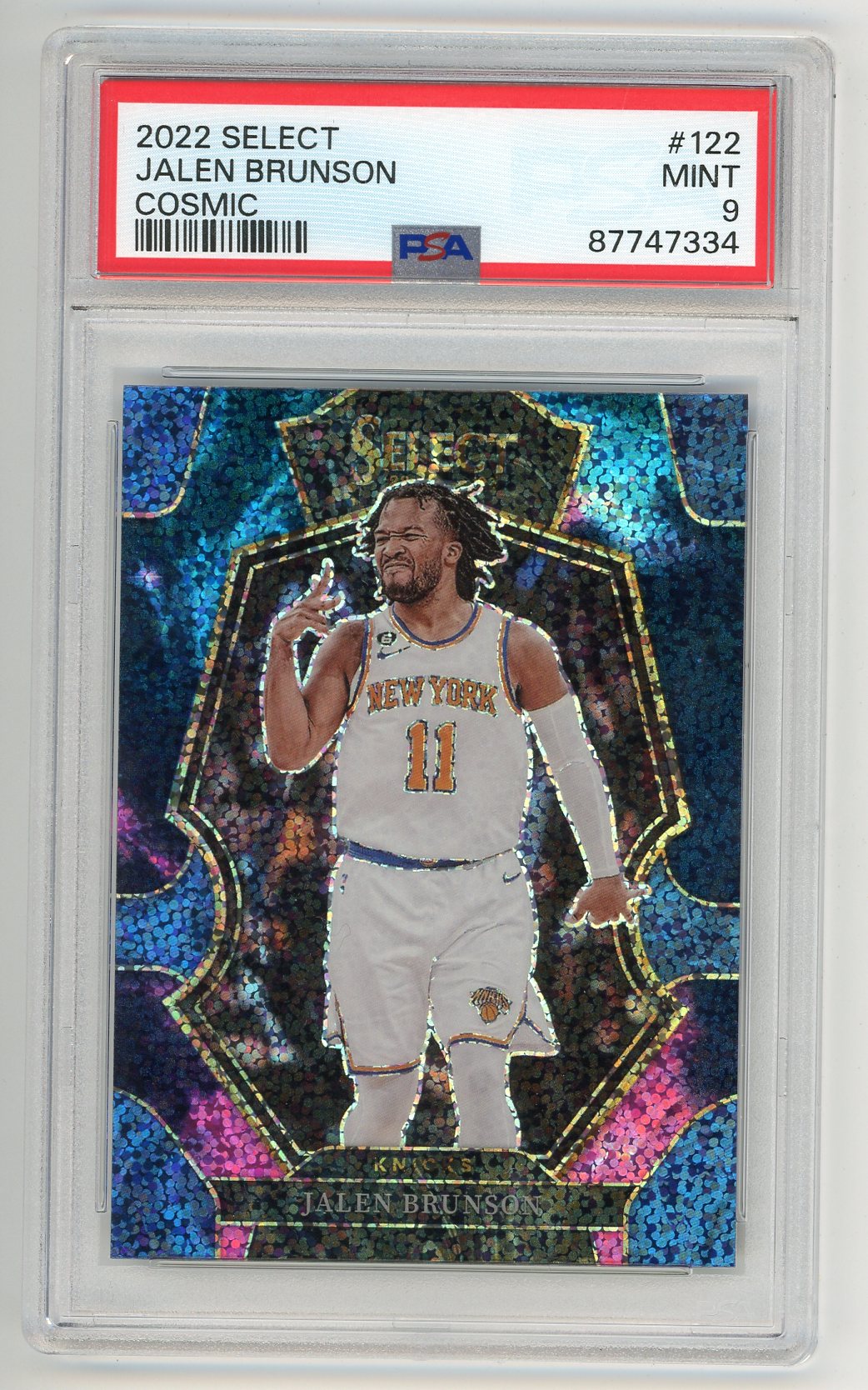 Jalen Brunson 2022 Select Cosmic #122 PSA 9 | Hollywood Collectibles