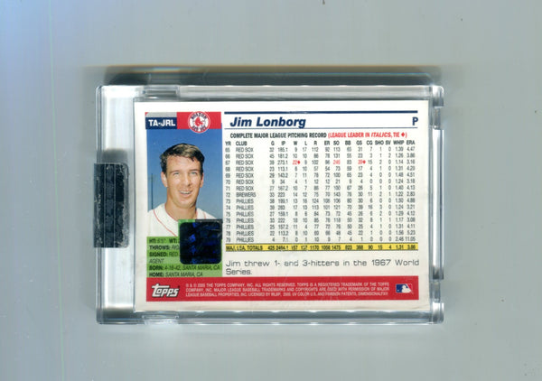 Jim Lonborg 2005 Topps Autographed #TA-JRL Card