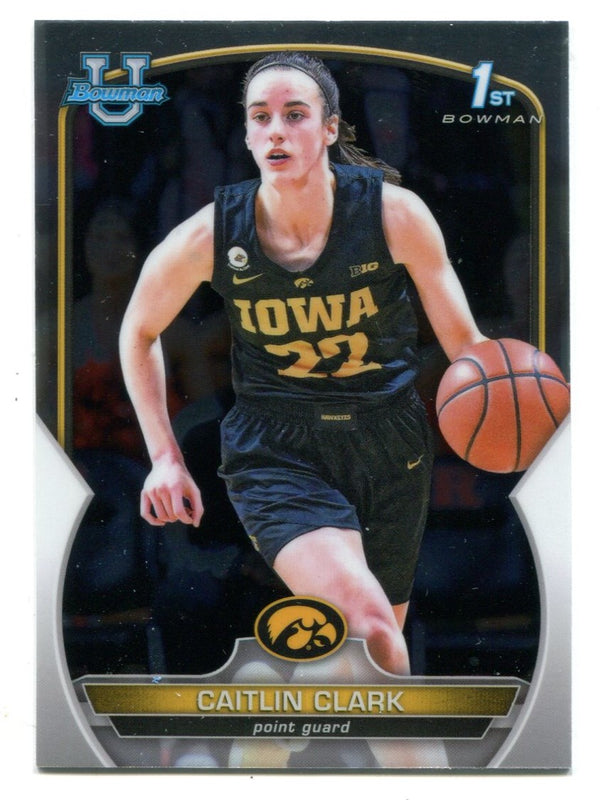 Caitlin Clark 2024 Bowman Chrome University Rookie Card #34
